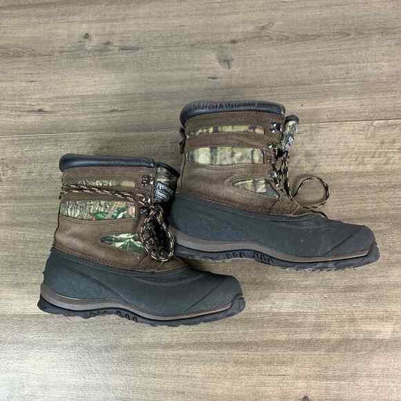 Ranger Thermolite Insulated Winter Snow Camo Boots Waterproof Leather Duck Sz 9 main image 9